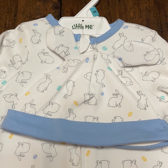 My first Easter Footed One-Piece And Hat - Picture 4 of 5